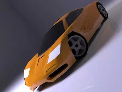 McLaren F1 1993 Low-poly 3D model