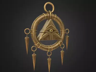 YuGiOh Millennium Ring 3D model