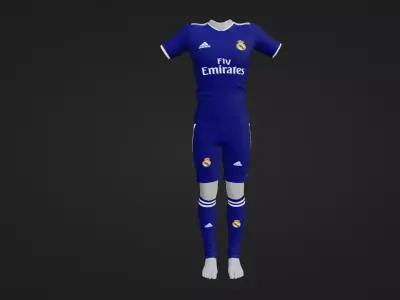 Real Madrid Sportwear Low-poly 3D model