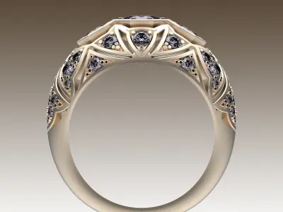 Ring Antique Style 3D print model