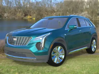 Cadillac XT-4 2023 STL 3D print model