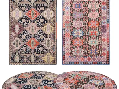 Rugs No 306 Low-poly 3D model