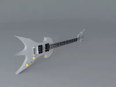 Weird shaped guitar Free 3D model