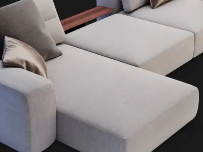 Saba Italia - My Taos Modular Sofa Collection 3D model