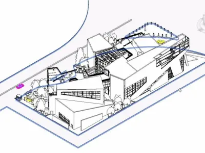 mall compelete revit projec p2 3D model