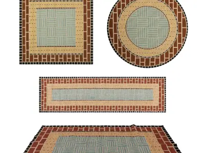 Rugs No 656 Low-poly 3D model