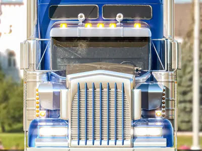 Kenworth W900 truck  3D model