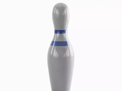 Bowling Pin 02 Low-poly 3D model