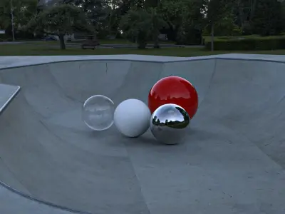 Skate Park HDRI hdr environment 3D model