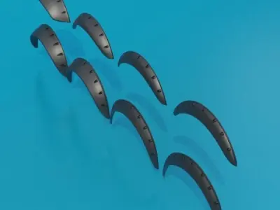 UNIVERSAL WHEEL FLARES 26NOVWF03 3D print model