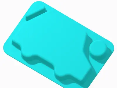 Kids Car Partition Plate 3D print model