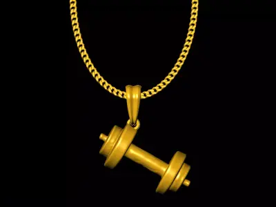 Dumble pendant charms - one inch pendant 3D print model