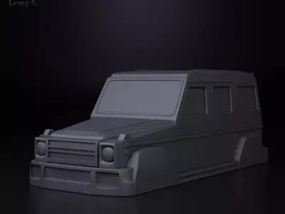 Mercedes G class simplified decorative model 3D print model