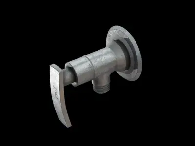 TNL angle valve TAP old Low-poly 3D model