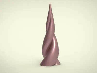 Candle Geometric forme 3D print model