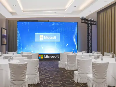 stage 6mx3m in Dammam Hall  3D model