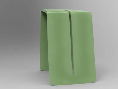 Weap Stool Low-poly 3D model