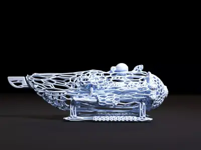 Bathyscaphe for aquarium 3D print model