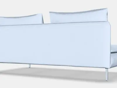 SODERHAMN 3-seat section 5 Low-poly 3D model