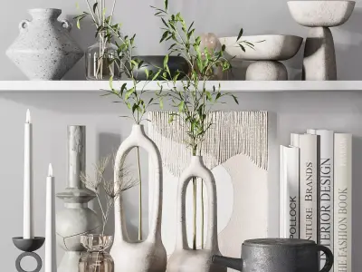 Decorative set014 3D model