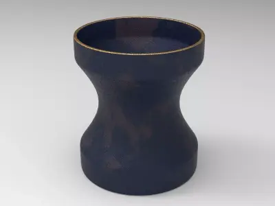 Mun Vase Low-poly 3D model