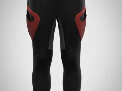 mens sports Hoodie and trouser Low-poly 3D model