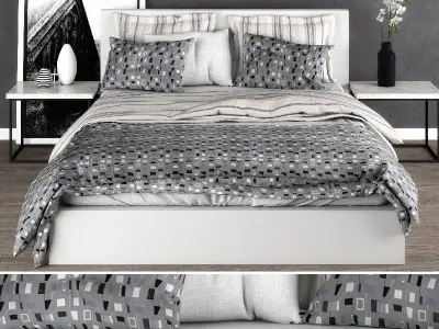 Bedroom set 11 3D model