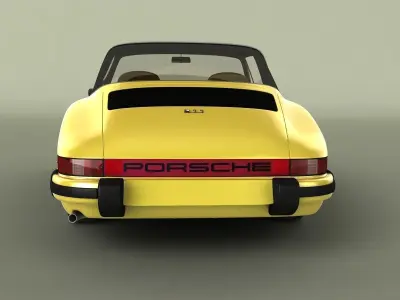 Porsche 911 Targa 1974 3D model