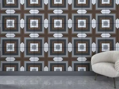 3d wall panel Low-poly 3D model shop