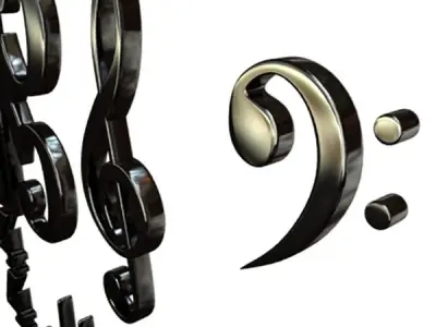 Musical Symbols 3D model