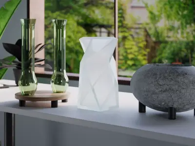 Trio vase set  3D model