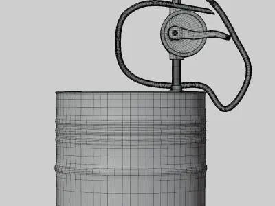 Mini Pump Gas 3D model