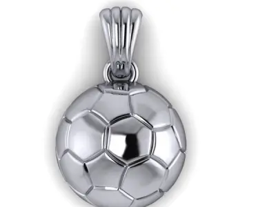 Soccer Ball Pendant 3D Model 3D print model