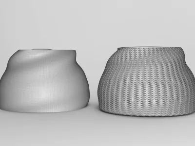 Vase Voronoi 19 3D print model