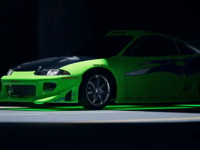 Mitsubishi Eclipse Fast and Furious 3D model