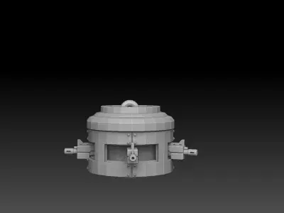 Tank Turret Pillboxes 3D print model