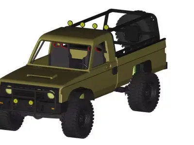 Toyota Pickup truck  3D print model