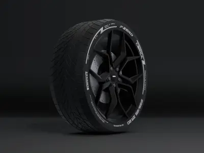 alloy wheel 3D model buy
