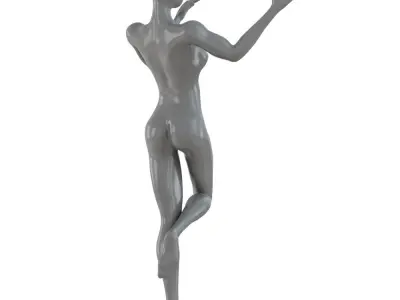 Female Abstract Mannequin 77 3D model
