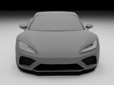 Ferrari 488 Fictional 3D model