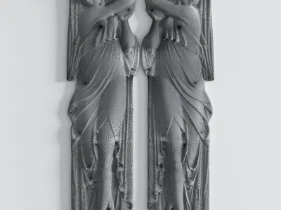 woman plaster 3D model