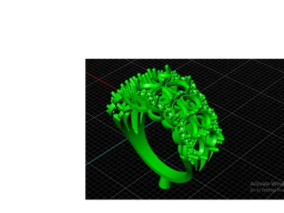 Women ring  3D print model