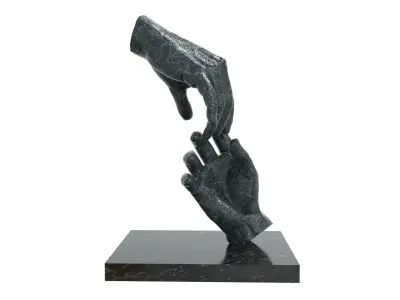 abstract sculpture Low-poly 3D model