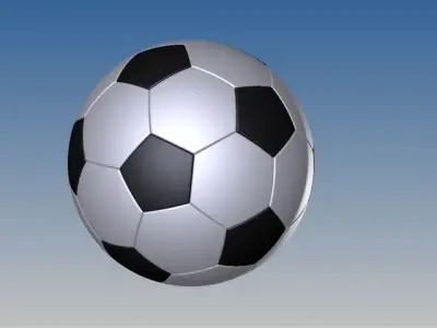 Soccer ball Free 3D model 9