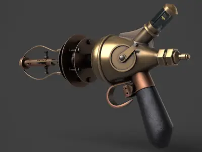 Fantasy Gun 08 3D model