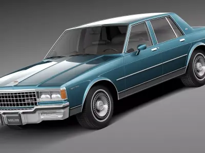 Chevrolet Caprice Sedan 1978 3D model