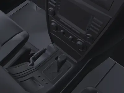 Mercedes Benz g500 Low-poly 3D model