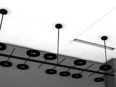 Chandelier 12 Free 3D model