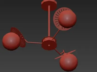 Balls  Discs Circle 3 3D model