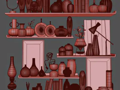 decorative set20 3D model